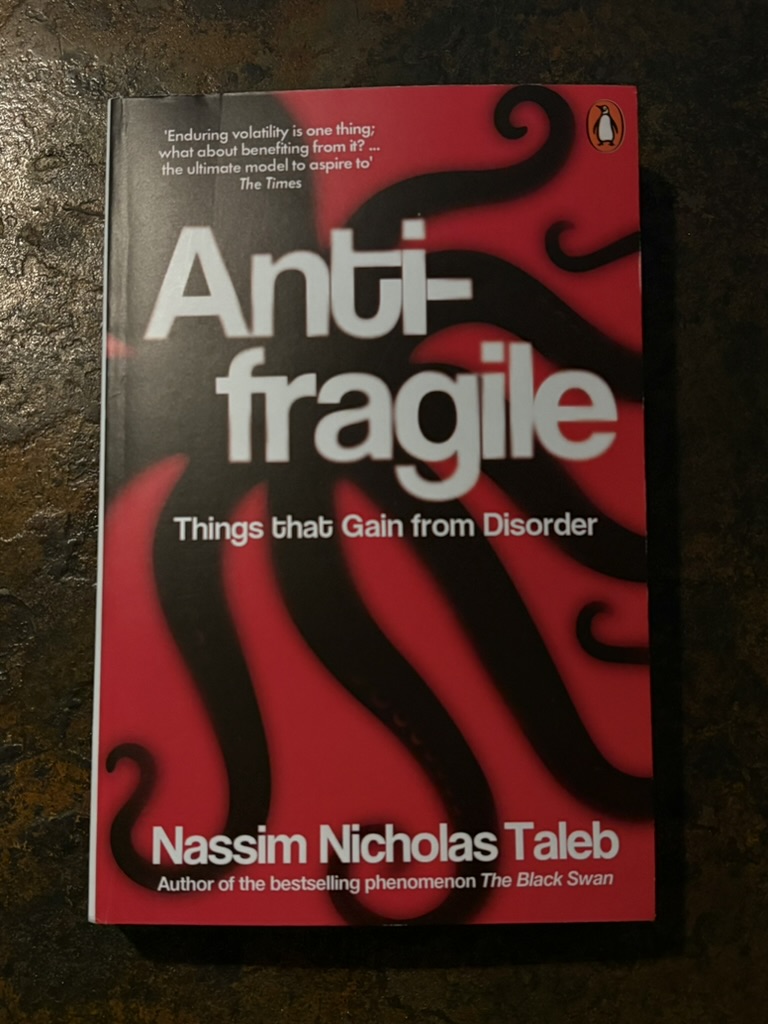 Antifragile: Things that Gain from Disorder by Nassim Nicholas Taleb — book cover