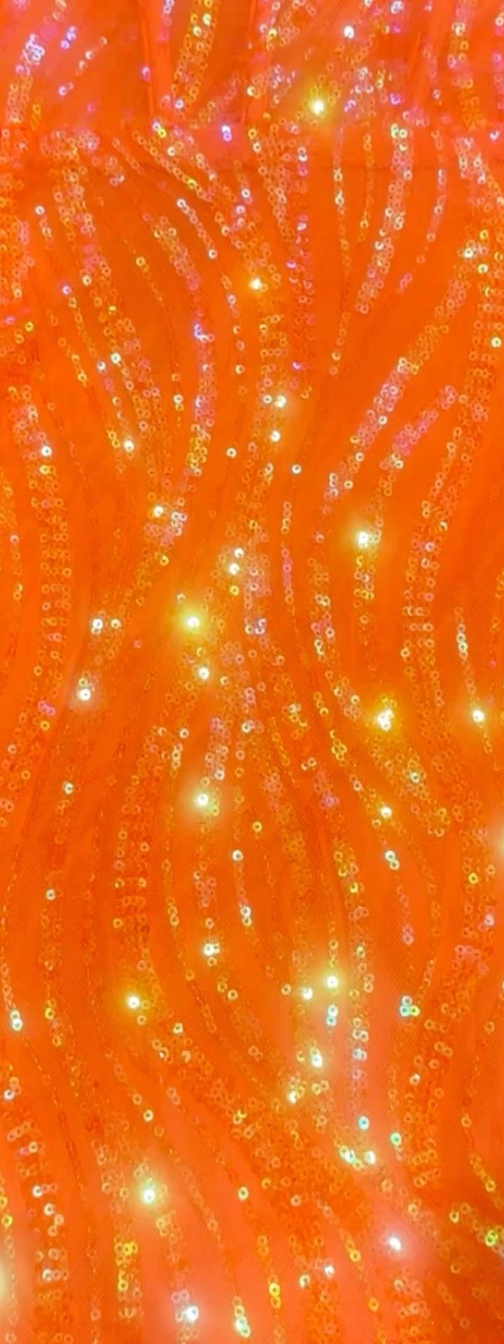 orange sequins — iridescent, sticky tropical feeling by Din Tanovic, Stockholm photo blog