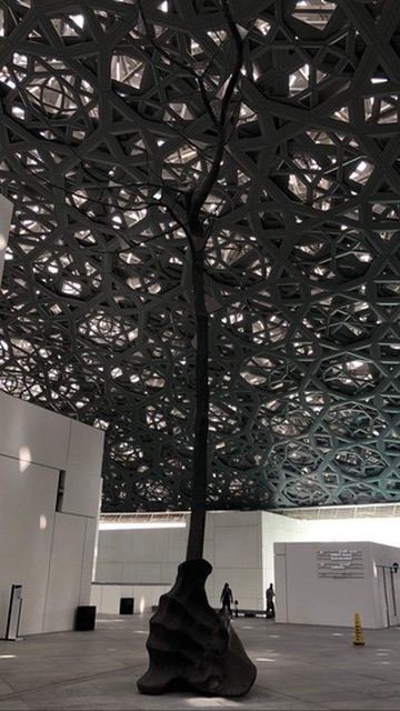 rain of light — jean nouvel's dome, sunlight falling like grain. by Din Tanovic, Stockholm photo blog
