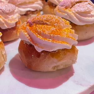 semlor — cardamom clouds and gold dust — semla season. — photo by Din Tanovic, Stockholm
