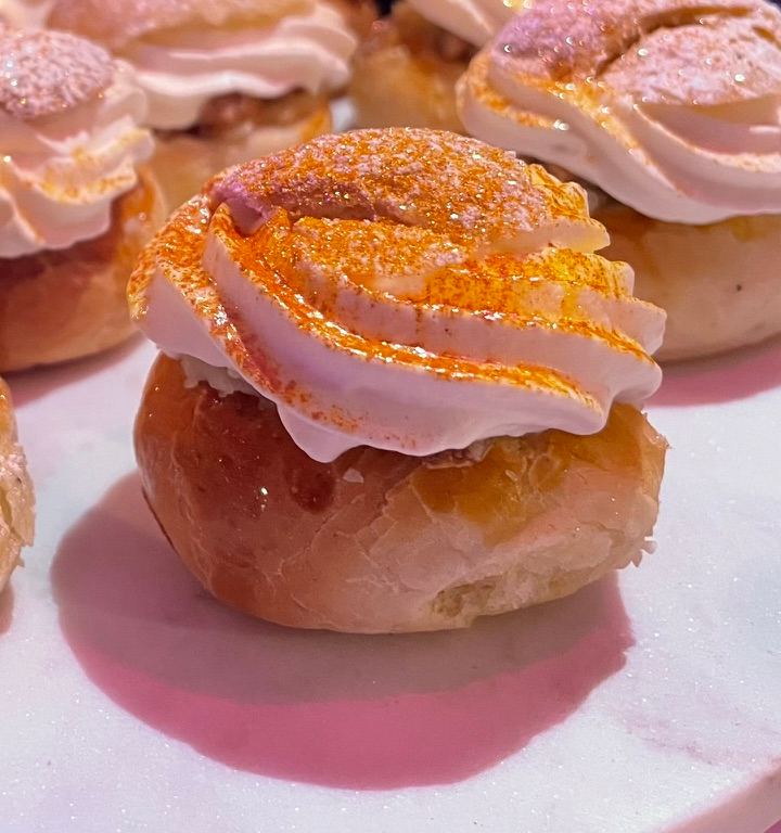semlor — cardamom clouds and gold dust — semla season. by Din Tanovic, Stockholm photo blog