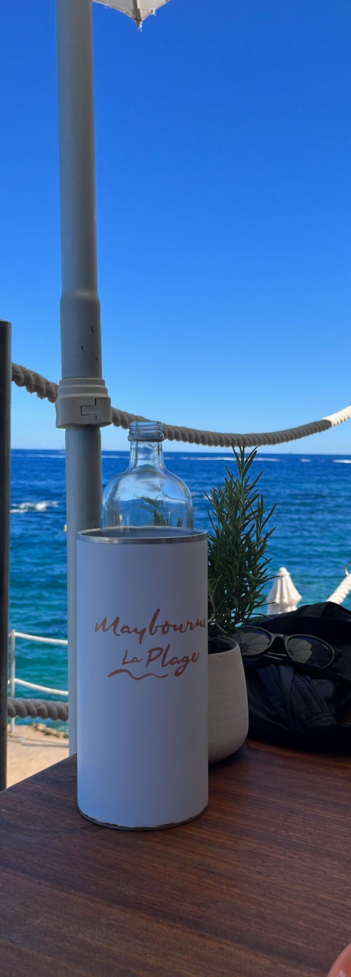 maybourne · la plage — rosemary, candle and the blue sea by Din Tanovic, Stockholm photo blog